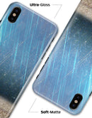 Strachted Blue and Gold - iPhone X Clipit Case