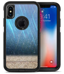 Strachted Blue and Gold - iPhone X OtterBox Case & Skin Kits