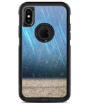Strachted Blue and Gold - iPhone X OtterBox Case & Skin Kits