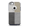 Straight Burlap Skin for the iPhone 5c OtterBox Commuter Case