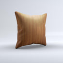 Straight WoodGrain Ink-Fuzed Decorative Throw Pillow