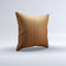 Straight WoodGrain Ink-Fuzed Decorative Throw Pillow
