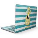 MacBook Pro without Touch Bar Skin Kit - Striped_Mint_and_Gold_Pineapple-MacBook_13_Touch_V7.jpg?
