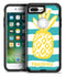 Striped Mint and Gold Pineapple - iPhone 7 Plus/8 Plus OtterBox Case & Skin Kits