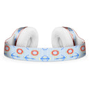 Striped Watercolor Nautical Blue and Pink Full-Body Skin Kit for the Beats by Dre Solo 3 Wireless Headphones