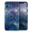 Subtle Blue and Green Nebula - Protective Skin Wrap & Decal – Compatible with iPhone SE to iPhone 17 Pro Max (All Models)