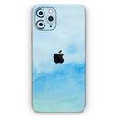 Subtle Green & Blue Watercolor V2 - Vinyl Skin Wrap for iPhone 17 Pro Max, 17 Pro, 17 Air, 17, 16 & All Models — Soft Matte or Ultra Gloss