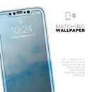 Subtle Green & Blue Watercolor V2 - Vinyl Skin Wrap for iPhone 17 Pro Max, 17 Pro, 17 Air, 17, 16 & All Models — Soft Matte or Ultra Gloss