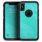 Subtle Neon Turquoise Surface - Skin Kit for the iPhone OtterBox Cases