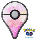 Subtle Pink 2 Absorbed Watercolor Texture Pokémon GO Plus Vinyl Protective Decal Skin Kit