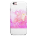 Subtle Pink 2 Absorbed Watercolor Texture iPhone 6/6s or 6/6s Plus 2-Piece Hybrid INK-Fuzed Case