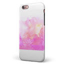 Subtle Pink 2 Absorbed Watercolor Texture iPhone 6/6s or 6/6s Plus 2-Piece Hybrid INK-Fuzed Case