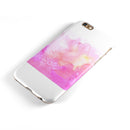 Subtle Pink 2 Absorbed Watercolor Texture iPhone 6/6s or 6/6s Plus 2-Piece Hybrid INK-Fuzed Case