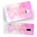 Subtle Pink 2 Absorbed Watercolor Texture - Premium Protective Decal Skin-Kit for the Apple Credit Card