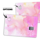 Subtle Pink 2 Absorbed Watercolor Texture - Premium Protective Decal Skin-Kit for the Apple Credit Card