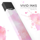Subtle Pink 2 Absorbed Watercolor Texture - Premium Decal Protective Skin-Wrap Sticker compatible with the Juul Labs vaping device