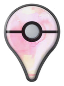 Subtle Pink Absorbed Watercolor Texture Pokémon GO Plus Vinyl Protective Decal Skin Kit
