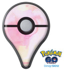 Subtle Pink Absorbed Watercolor Texture Pokémon GO Plus Vinyl Protective Decal Skin Kit