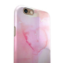 Subtle Pink Absorbed Watercolor Texture iPhone 6/6s or 6/6s Plus 2-Piece Hybrid INK-Fuzed Case