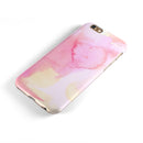 Subtle Pink Absorbed Watercolor Texture iPhone 6/6s or 6/6s Plus 2-Piece Hybrid INK-Fuzed Case