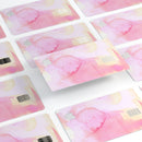 Subtle Pink Absorbed Watercolor Texture - Premium Protective Decal Skin-Kit for the Apple Credit Card