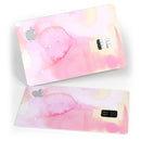 Subtle Pink Absorbed Watercolor Texture - Premium Protective Decal Skin-Kit for the Apple Credit Card