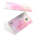 Subtle Pink Absorbed Watercolor Texture - Premium Protective Decal Skin-Kit for the Apple Credit Card