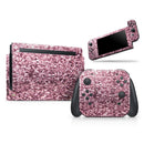 Subtle Pink Glimmer // Skin Decal Wrap Kit for Nintendo Switch Console & Dock, Joy-Cons, Pro Controller, Lite, 3DS XL, 2DS XL, DSi, or Wii - Vinyl Skin Wrap for Nintendo Switch 2, OLED, Lite, Pro Controller, Wii & Classic Handhelds