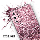 Subtle Pink Glimmer - Premium Vinyl Skin Decal for Samsung Galaxy S25 Ultra, S24, S23, S22 & All Galaxy S Models
