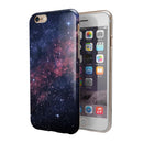 Subtle Pink Glowing Space iPhone 6/6s or 6/6s Plus 2-Piece Hybrid INK-Fuzed Case