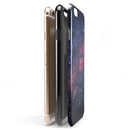 Subtle Pink Glowing Space iPhone 6/6s or 6/6s Plus 2-Piece Hybrid INK-Fuzed Case
