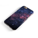Subtle Pink Glowing Space iPhone 6/6s or 6/6s Plus 2-Piece Hybrid INK-Fuzed Case