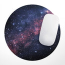 Subtle Pink Glowing Space// WaterProof Rubber Foam Backed Anti-Slip Mouse Pad for Home Work Office or Gaming Computer Desk