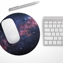 Subtle Pink Glowing Space// WaterProof Rubber Foam Backed Anti-Slip Mouse Pad for Home Work Office or Gaming Computer Desk