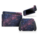 Subtle Pink Glowing Space // Skin Decal Wrap Kit for Nintendo Switch Console & Dock, Joy-Cons, Pro Controller, Lite, 3DS XL, 2DS XL, DSi, or Wii - Vinyl Skin Wrap for Nintendo Switch 2, OLED, Lite, Pro Controller, Wii & Classic Handhelds