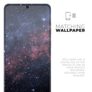 Subtle Pink Glowing Space - Premium Vinyl Skin Decal for Samsung Galaxy S25 Ultra, S24, S23, S22 & All Galaxy S Models