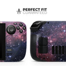 Subtle Pink Glowing Space // Vinyl Skin Wrap for Steam Deck OLED & Steam Deck (LCD) — Soft Matte or Ultra Gloss