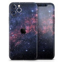 Subtle Pink Glowing Space - Protective Skin Wrap & Decal – Compatible with iPhone SE to iPhone 17 Pro Max (All Models)