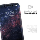 Subtle Pink Glowing Space - Protective Skin Wrap & Decal – Compatible with iPhone SE to iPhone 17 Pro Max (All Models)