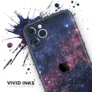 Subtle Pink Glowing Space - Protective Skin Wrap & Decal – Compatible with iPhone SE to iPhone 17 Pro Max (All Models)