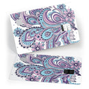 Subtle Pink and Blue Vector Sprout - Premium Protective Decal Skin-Kit for the Apple Credit Card