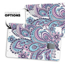 Subtle Pink and Blue Vector Sprout - Premium Protective Decal Skin-Kit for the Apple Credit Card
