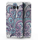 Subtle Pink and Blue Vector Sprout - Samsung Galaxy S8 Full-Body Skin Kit