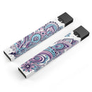 Subtle Pink and Blue Vector Sprout - Premium Decal Protective Skin-Wrap Sticker compatible with the Juul Labs vaping device