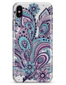 Subtle Pink and Blue Vector Sprout - iPhone X Clipit Case