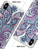 Subtle Pink and Blue Vector Sprout - iPhone X Clipit Case