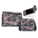 Subtle Pink and Gray Digital Camouflage // Skin Decal Wrap Kit for Nintendo Switch Console & Dock, Joy-Cons, Pro Controller, Lite, 3DS XL, 2DS XL, DSi, or Wii - Vinyl Skin Wrap for Nintendo Switch 2, OLED, Lite, Pro Controller, Wii & Classic Handhelds