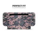 Subtle Pink and Gray Digital Camouflage // Skin Decal Wrap Kit for Nintendo Switch Console & Dock, Joy-Cons, Pro Controller, Lite, 3DS XL, 2DS XL, DSi, or Wii - Vinyl Skin Wrap for Nintendo Switch 2, OLED, Lite, Pro Controller, Wii & Classic Handhelds