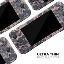 Subtle Pink and Gray Digital Camouflage // Skin Decal Wrap Kit for Nintendo Switch Console & Dock, Joy-Cons, Pro Controller, Lite, 3DS XL, 2DS XL, DSi, or Wii - Vinyl Skin Wrap for Nintendo Switch 2, OLED, Lite, Pro Controller, Wii & Classic Handhelds