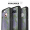 Subtle Purple Metal with Light Green Rust - Skin Kit for the iPhone OtterBox Cases